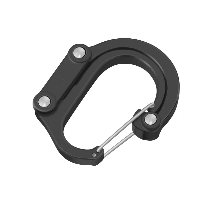 Multifunctional Rotatable Gear Carabiner Clip, 360 Degree Swivel Strong Buckle Hook for Backpack Camping Hiking Travel