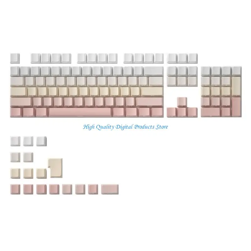 

U2JE OEM Translucent Keycaps Double Shot Side Print Keycaps for Gaming Keyboard