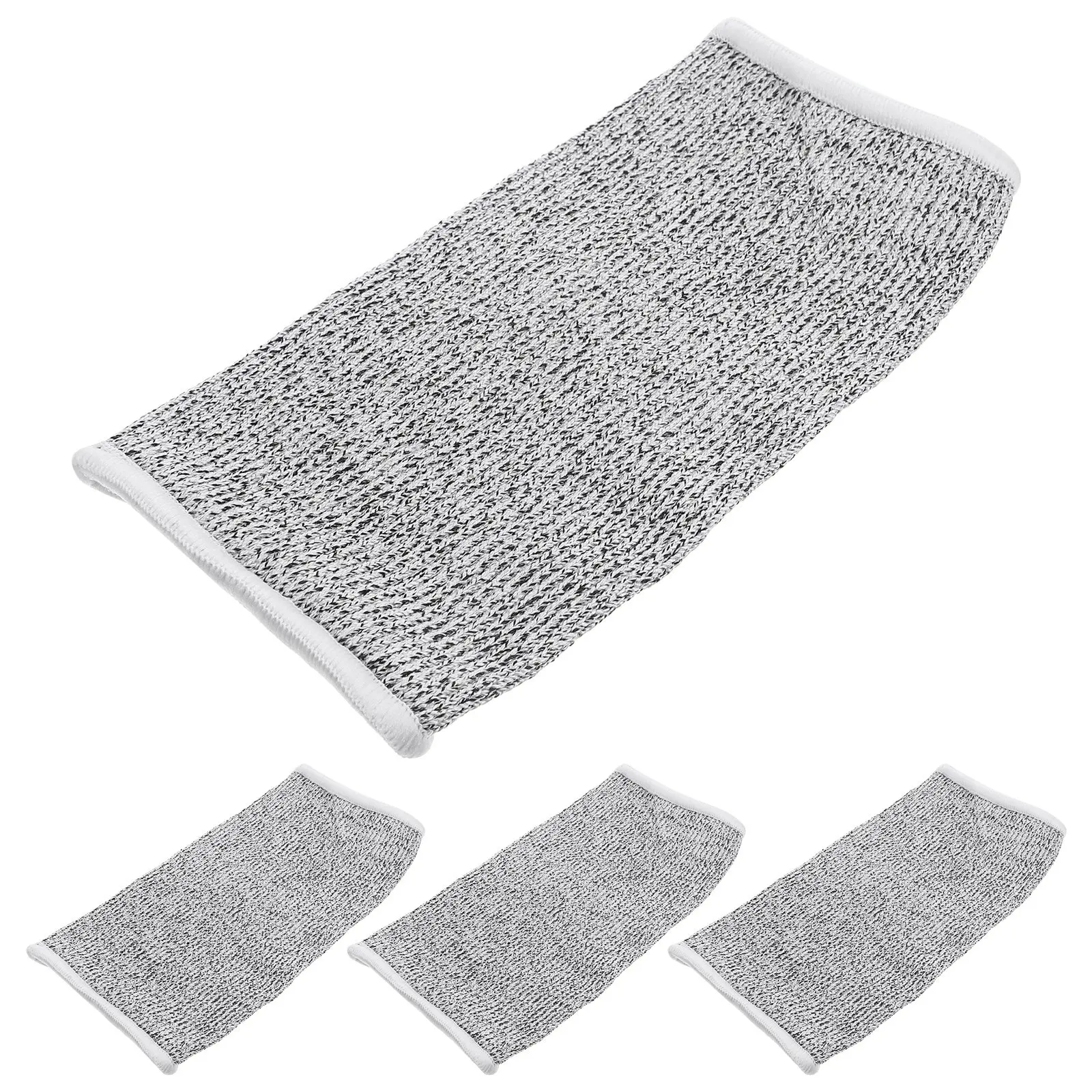 2Pairs Cut Resistant Arm Protector Level 5 Forearm Protection Sleeve Anti Cut Arm Guard for Work Gardening Safety