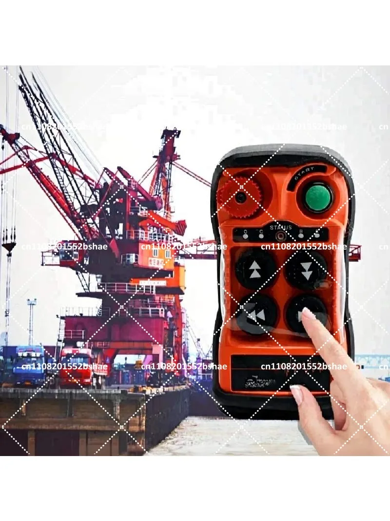 Industrial Crane Remote Control Q400 12V DC Electric Hoist Transmitter Receiver Handle Switch for Lifting Equipment