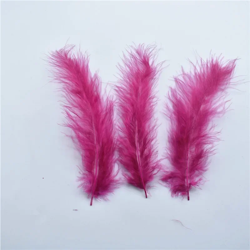 100 Stück/Los Marabou Truthahnfedern für Dekoration, Bastelarbeiten, Federdeko, Karneval, Traumfänger, Schmuck, Handwerksaccessoires – Detail 11