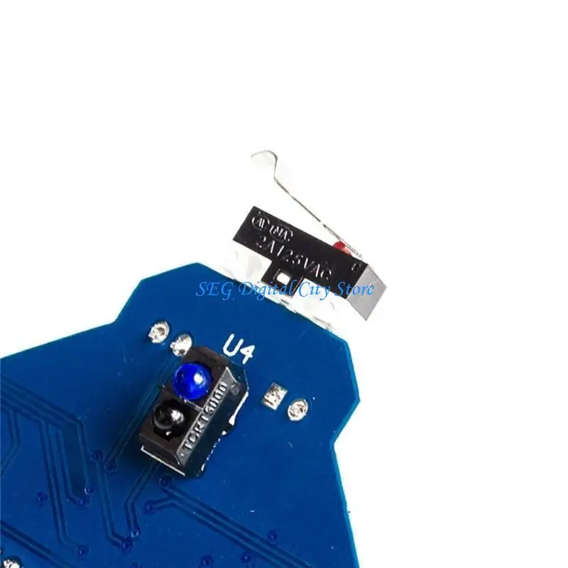 

U75B Многочисленные датчики модуль последователей для проектов DIY Robotics с обнаружением Pathes в реальном времени