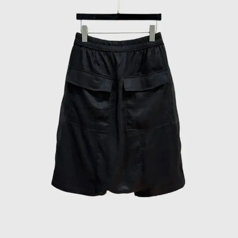 HKSH Spring Summer New Men Tide Double Layer Breathable Thin Shorts Casual Straight Half Length Dark Techwear Capris Chic HK8737