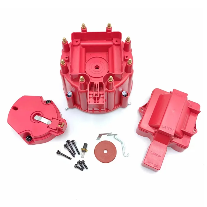 

Car Distributor Cover With Coil Rotor ABS For V8 265 283 307 327 350 383 396 400 402 427 454 472 502 Engine,K549