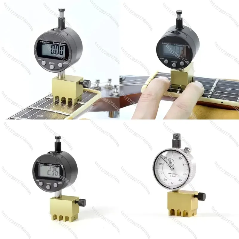 Digital Dial Indicator Height Gauge Manual Precision Measuring Tool for Piano Maintenance Professional Tuning Accessory