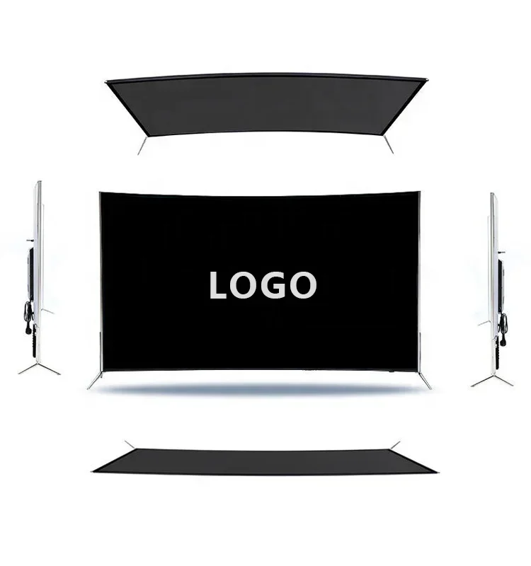 TV inteligente curvada de 50 polegadas 4K grande tela Ultra HD LED TV Smart Television TV de 50 polegadas