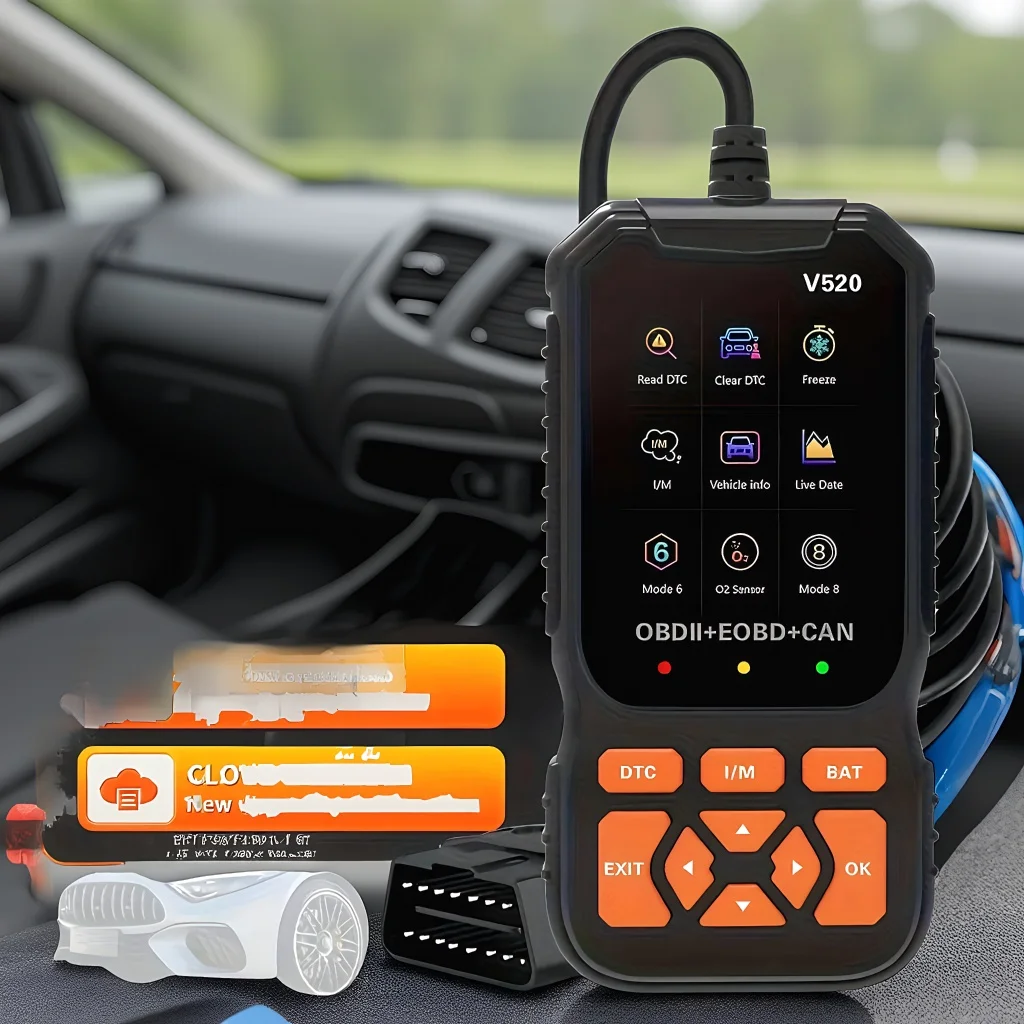 

Беспроводной диагностический сканер Bluetooth OBDII для автомобилей с приложением для iOS и Android для чтения кодов неисправностей и проверки состояния аккумулятора