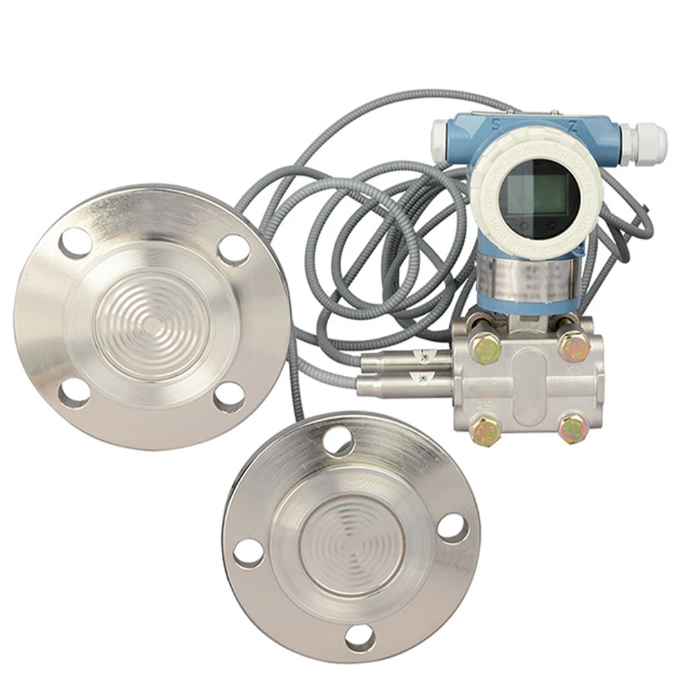 316 Monocrystalline Silicon Remote ANSI Flange Differential Pressure Transmitter 0.075 DP Tantalum Diaphragm Seals