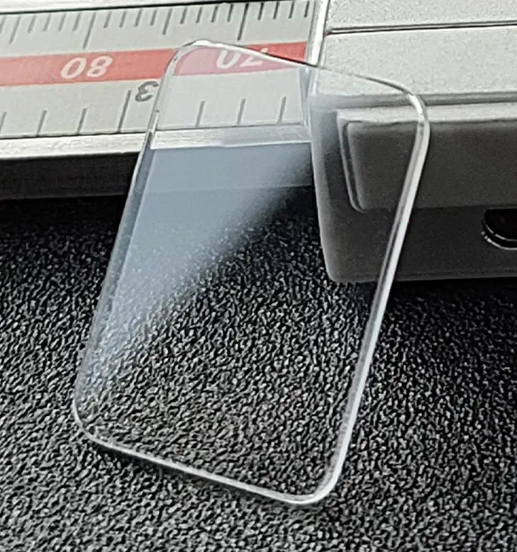 Plane Mineral Watch Glass Flat Square Crystal Clear Front Cover Replacement  for Watch Repair 23.3x17.3mm 32.9x25.4mm