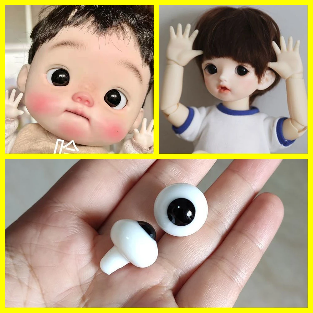 Reborn Doll accessories Articulated 6 8 10 12 14 16 18 20 22 24mm 1/6 1/4  1/3 bjd doll glass eyes eyeball for girl boy CA0666