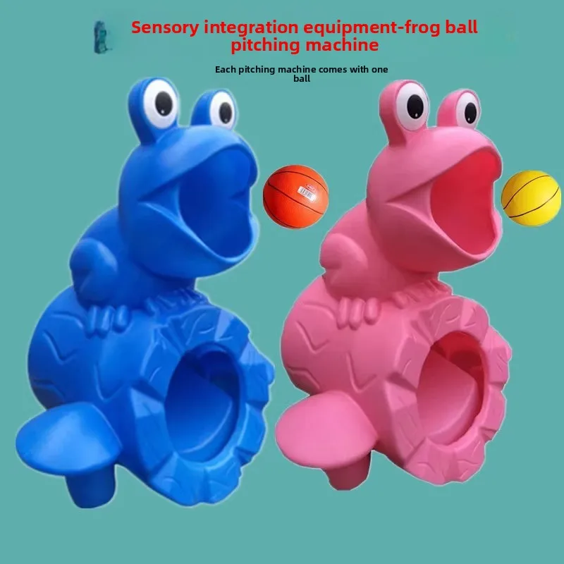 Kindergarten outdoor toys, plastic ball throwers, sports sensory training, pitching equipment, children's game props