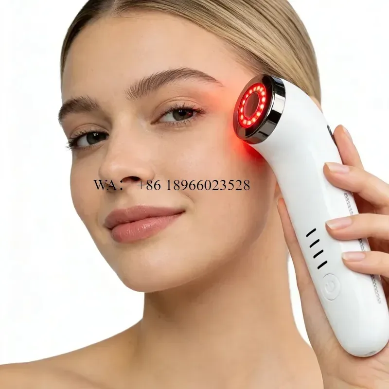 WMWMNU for EMS Microcurrent LED Light Facial Neck Massager Wrinkle Remover Face Lift Tightening Rechargeable Handheld