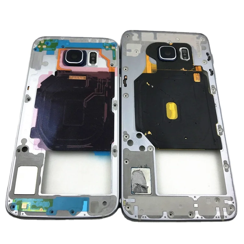 Middle Plate Frame for Samsung Galaxy S6 S6 Edge S6 Edge Plus G920F G925F G928F Housing Bezel Chassis Mobile Phone Replace