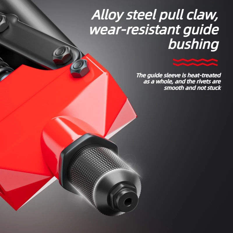 Heavy Duty Riveter Guns Set  Alloy Steel Manual Riveting Gun Industrial Labor Saving Rivet Gun Tool Portable Hand Tools Kit