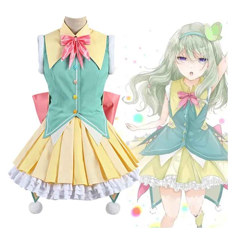 

Costume Project Sekai Colorful Stage! Feat Kusanagi Nene Cosplay Dress Wonderlands×Showtime Dresses Wig Suit Halloween Clothing