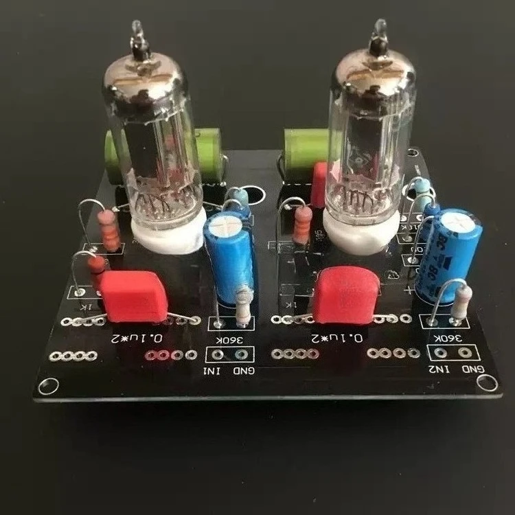 3A5 Vacuum Tube Preamplifier Hi‑Fi Analog Pre‑Amp Compatible with 6N3 6N11 for Home Stereo Audio System DIY Audiophile Accessory