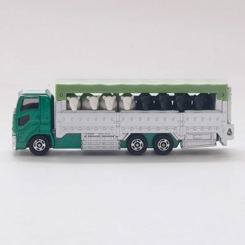 TOMY Domeka Piccolo camion pressofuso in lega 139 Veicolo da trasporto lungo per bovini e bestiame Modello Boy Toy Collection Series