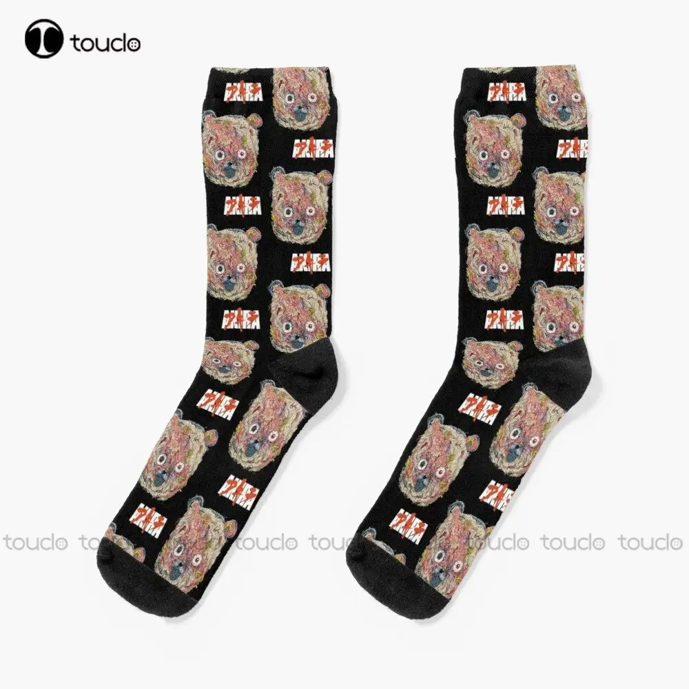 Akira Amine Socks Cow Socks Personalized Custom Unisex Adult Teen Youth Socks 360° Digital Print Custom Gift Streetwear Cartoon