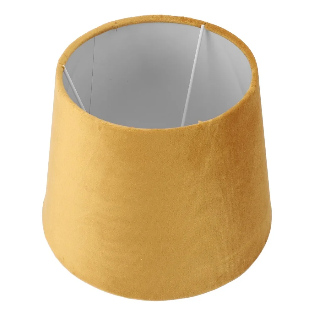 

Unique Velvet Fabric Lampshade Clip On Design 6.3 inch Height Chandelier Lamp Shades Lamp Cover Wall Lamp
