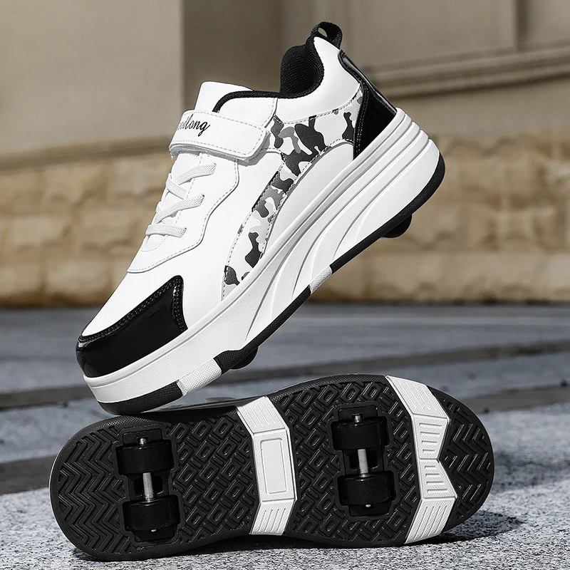 

Новая модель детских роликовых коньков 2022, осень и зима. Универсальные и модные четырехколесные роликовые коньки.