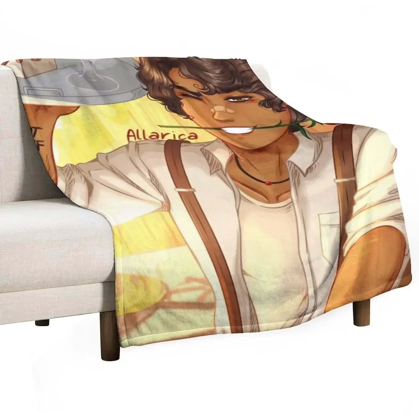Boyfriend Leo Valdez Throw Blanket Camping Moving Soft Plush Plaid for babies Decorative Throw blankets and throws Blankets