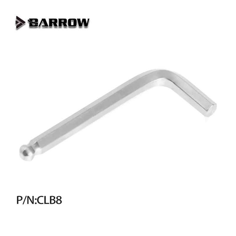 

Шестигранный ключ Barrow 8 мм для фиксированного фитинга Шестиугольный ключ с короткой шаровой головкой CR-V Металлический инструмент Компьютерные аксессуары / CLB8