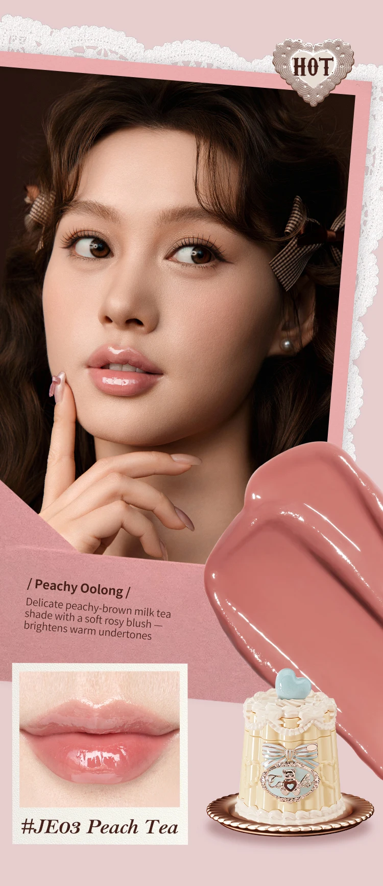 Flower Knows The Sweetie Bear Collection Coating Lip Jelly