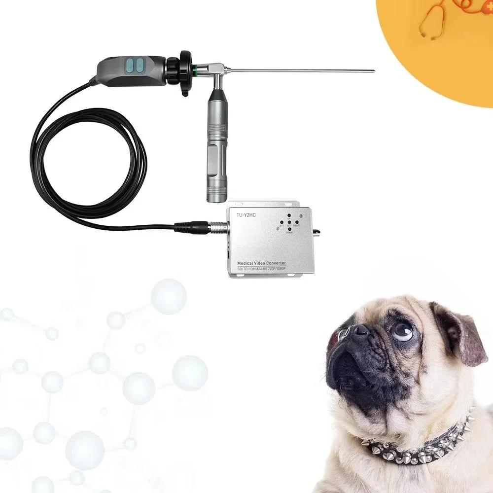Portable Full HD Camera Processor with Handle Camera for Rigid ENT Endoscope