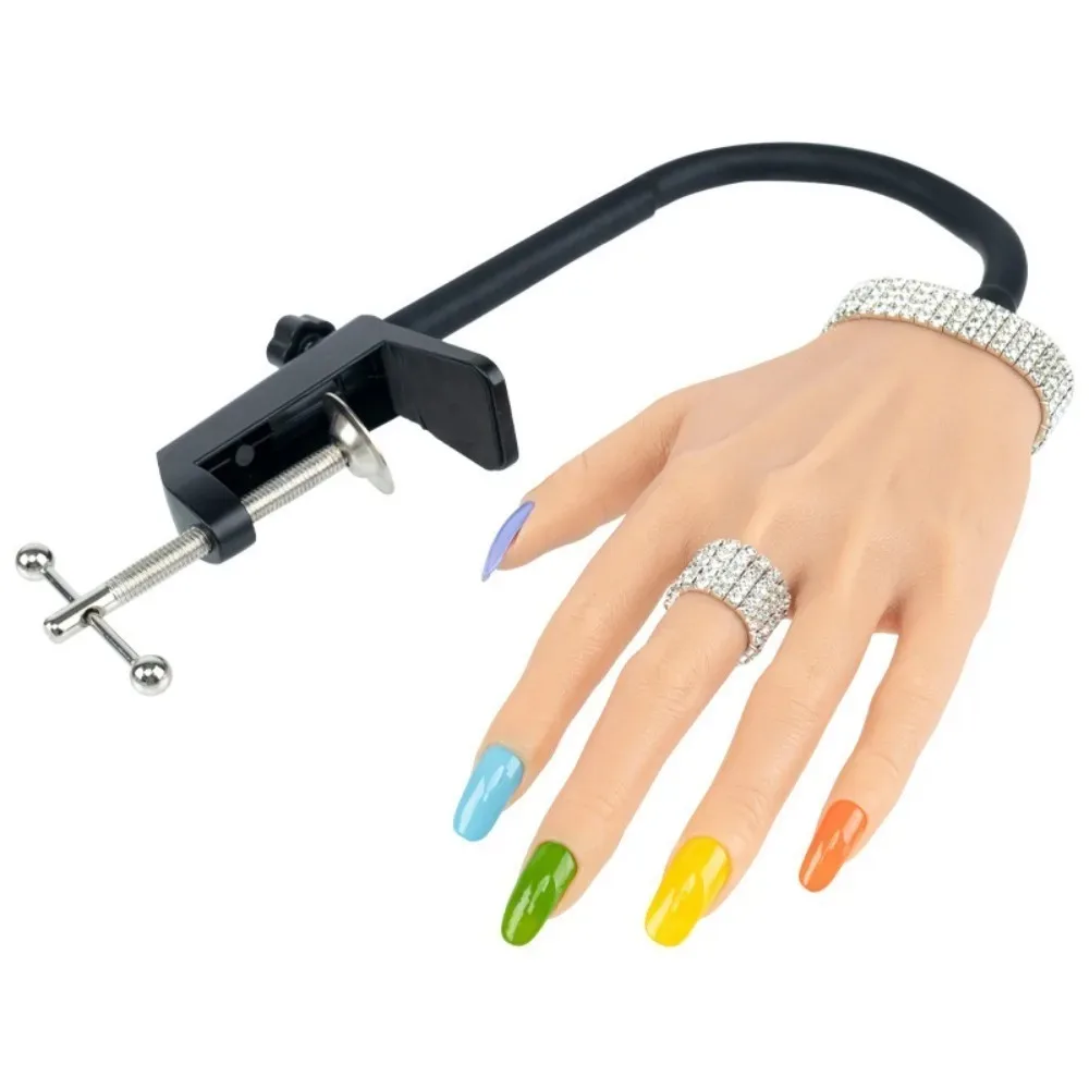 نموذج يدوي للتدريب على الأظافر من السيليكون الاحترافي #1