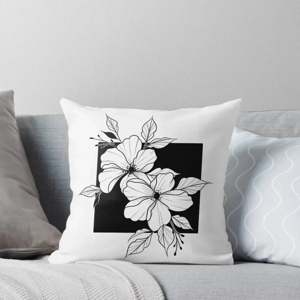 

Delicate flowers Throw Pillow christmas pillowcases Decorative Cushions For Living Room Couch Cushions Pillow Decor pillow