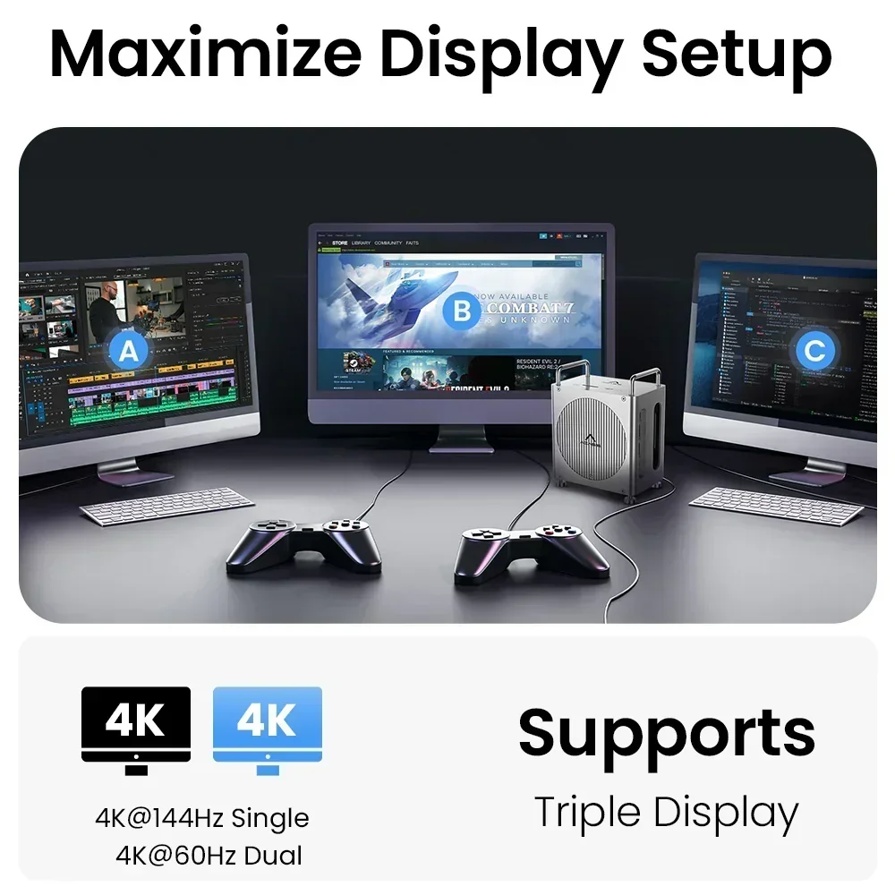 Acasis M002PRO USB-C Dock for Mac Mini M4/M4 Pro