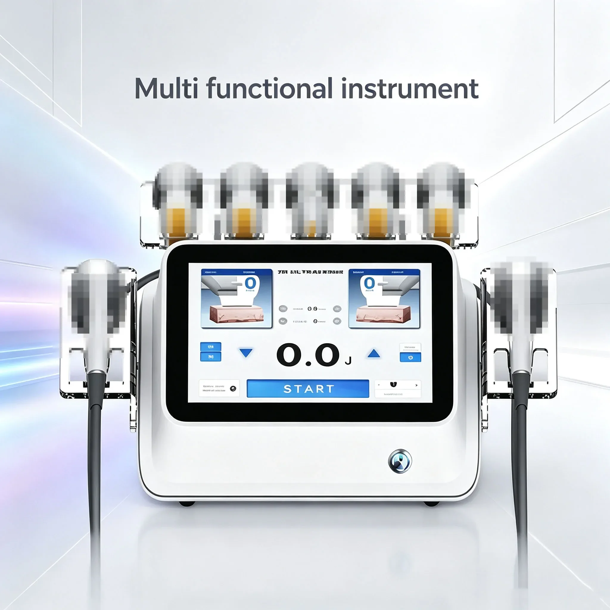 Desktop Metal Dual Handle Facial Sagging And Lifting Multifunctional Instrument