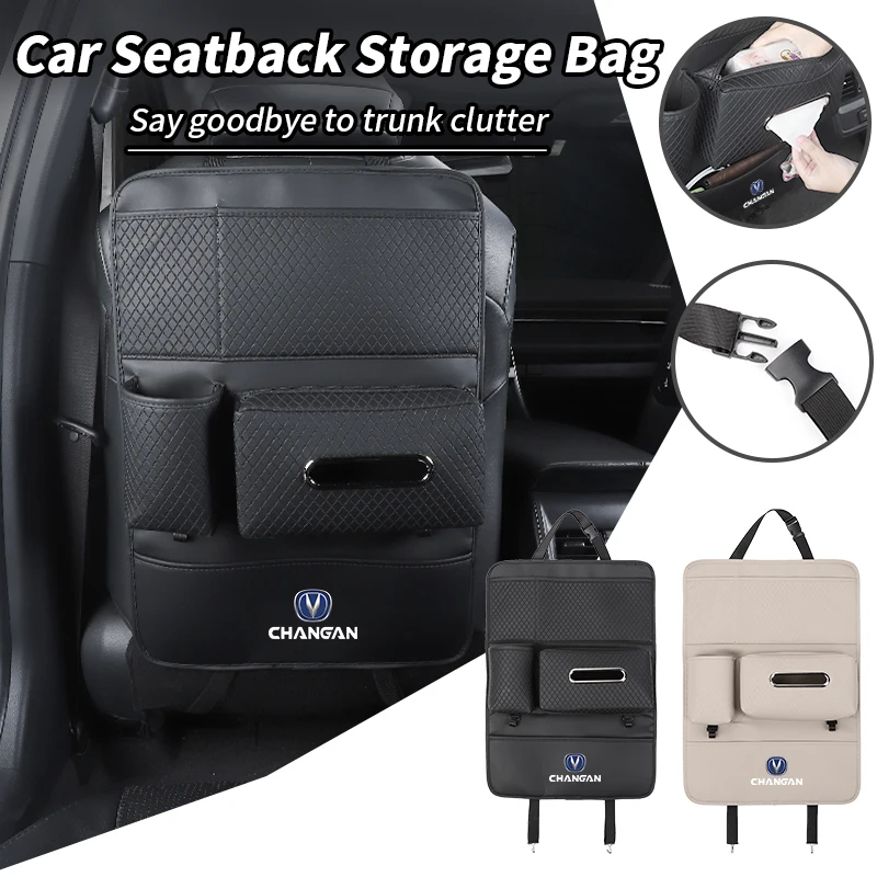 

Car Anti-Kick Pad Seatback Organizer Trunk Storage Bag Accessories For Changan CS75 CS35 CS55 CS15 CS85 CS95 CX70 CX20 EADO