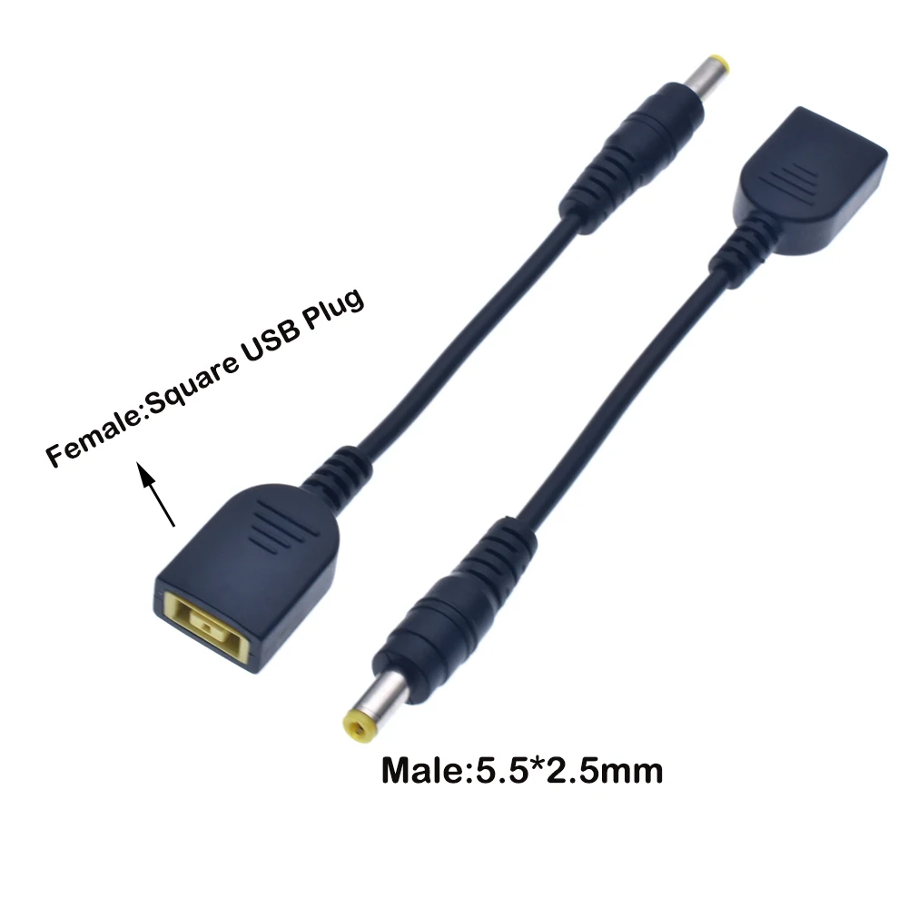 

Адаптер питания с квадратным разъемом USB для Lenovo Thinkpad, 5,5x2,5 мм