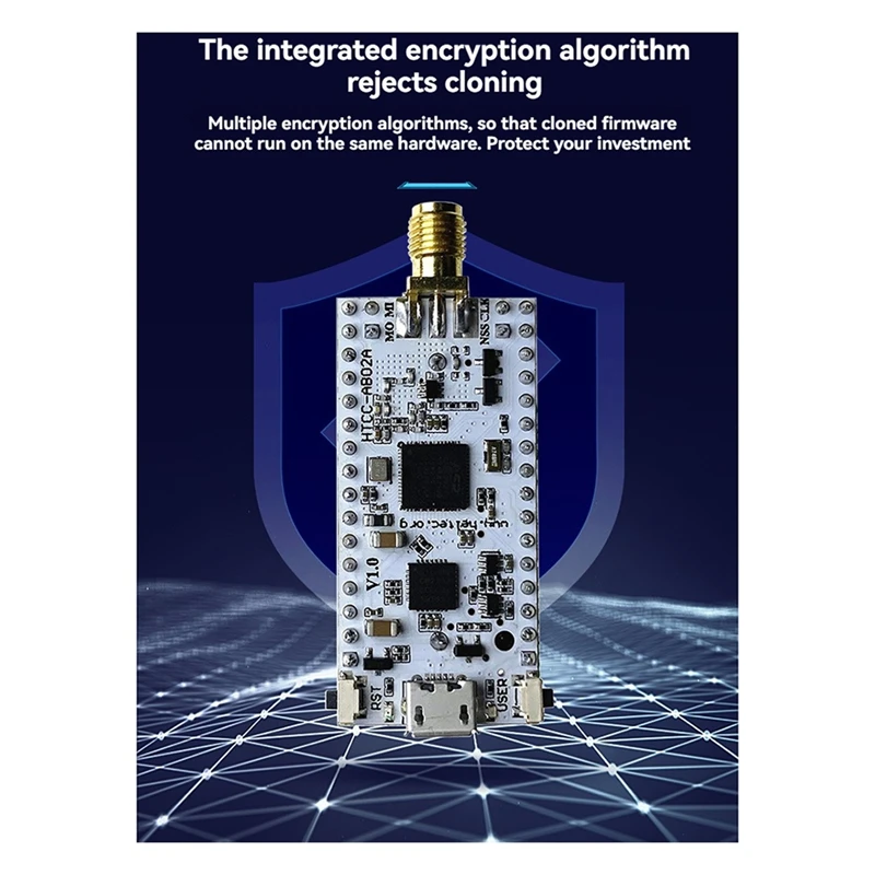 ملحق New-Cubecell Lora Node ASR6502 IOT مع هوائي، علبة بطارية 1/2AA، لتطبيقات Arduino Lorawan