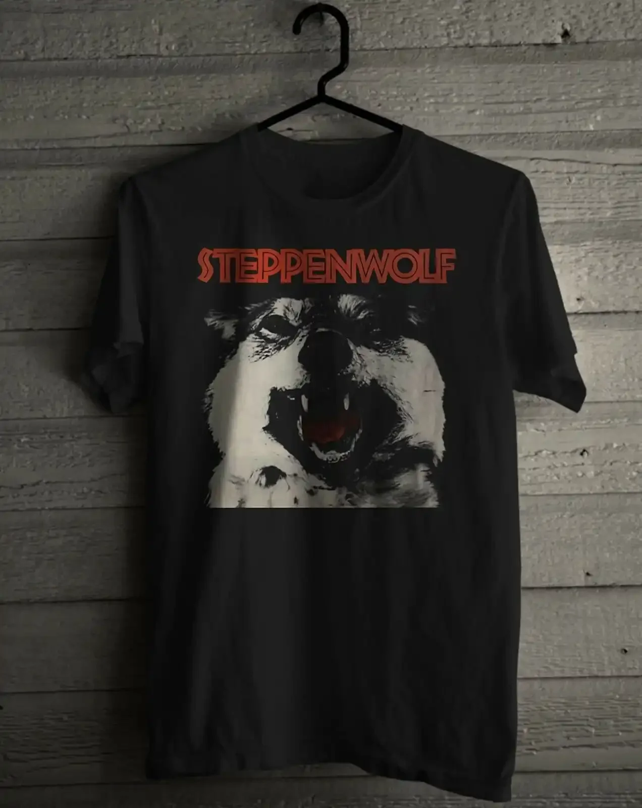 STEPPENWOLF JOHN Kay Rock band logo Men's T shirt