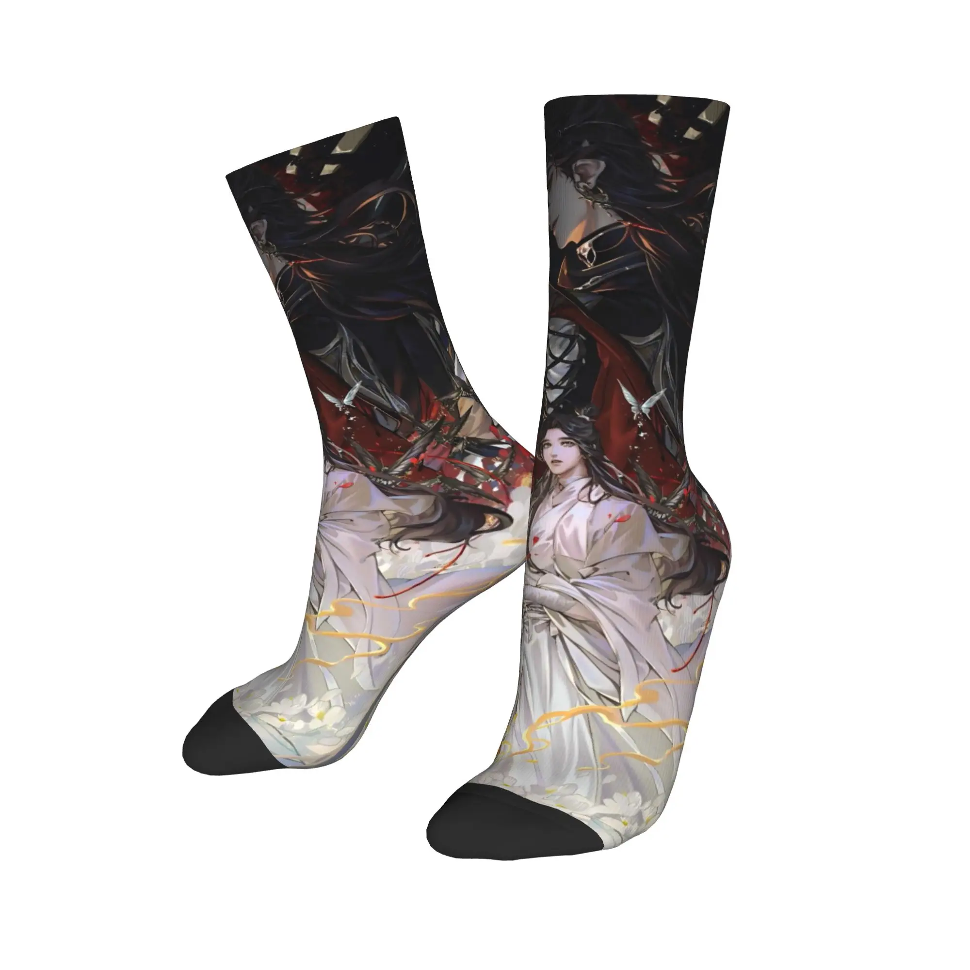 جوارب نعمة مسؤول السماء جوارب مضحكة مخصصة جوارب شتوية مضادة للبكتيريا للنساء والرجال جوارب مريحة لركوب الدراجات #3