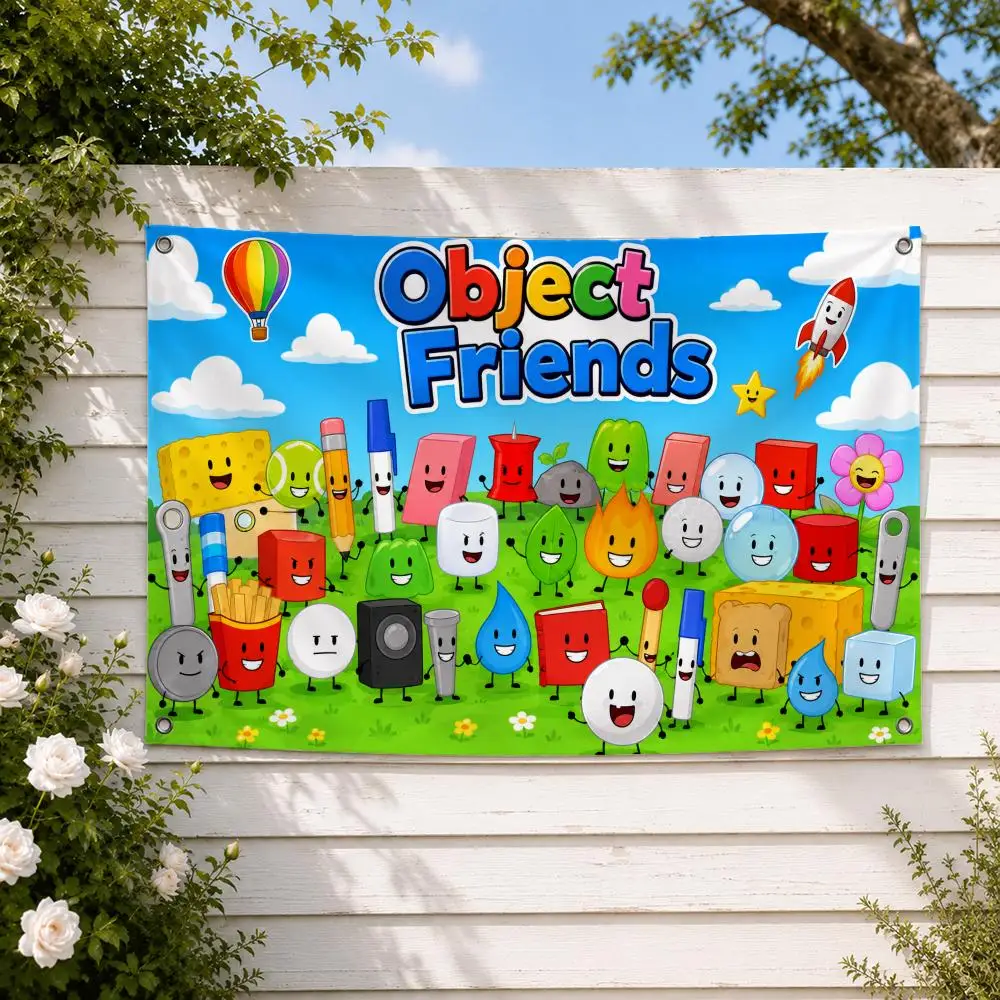 Animation Battle for Dream Island Flags decor flag banner,wall hanging flag,indoor outdoor wall decor,yard garden porch patio