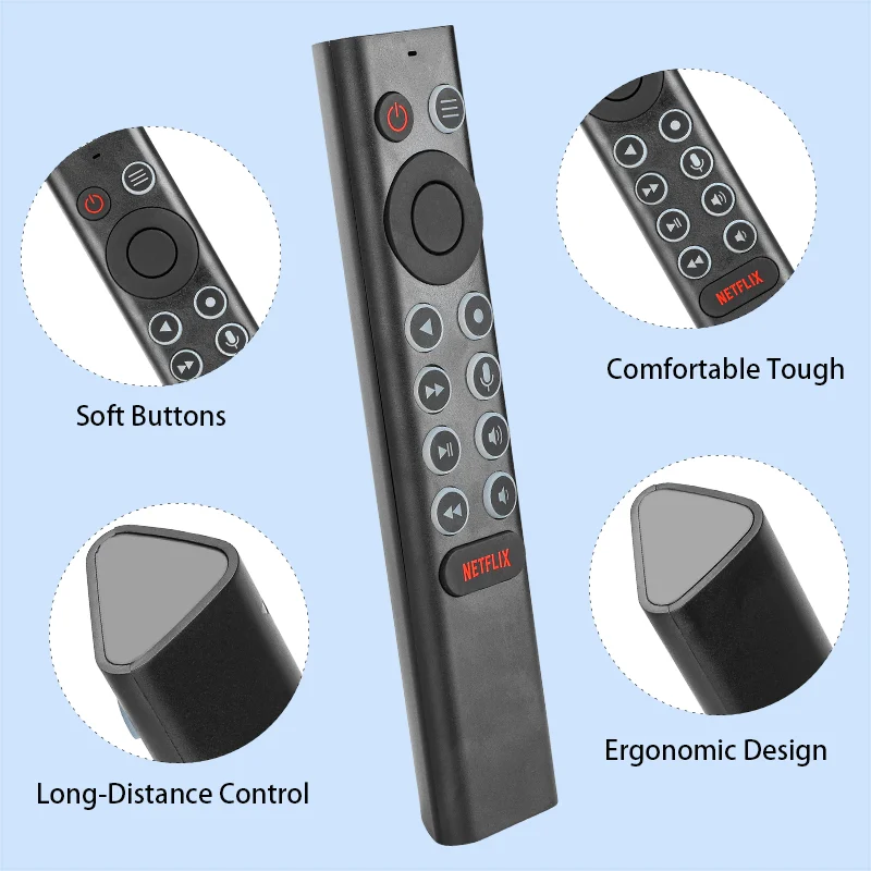 Voice Replacement Remote Control Compatible with NVIDIA Shield TV and For NVIDIA Shield TV Pro Streaming Media Player 2015/2017/