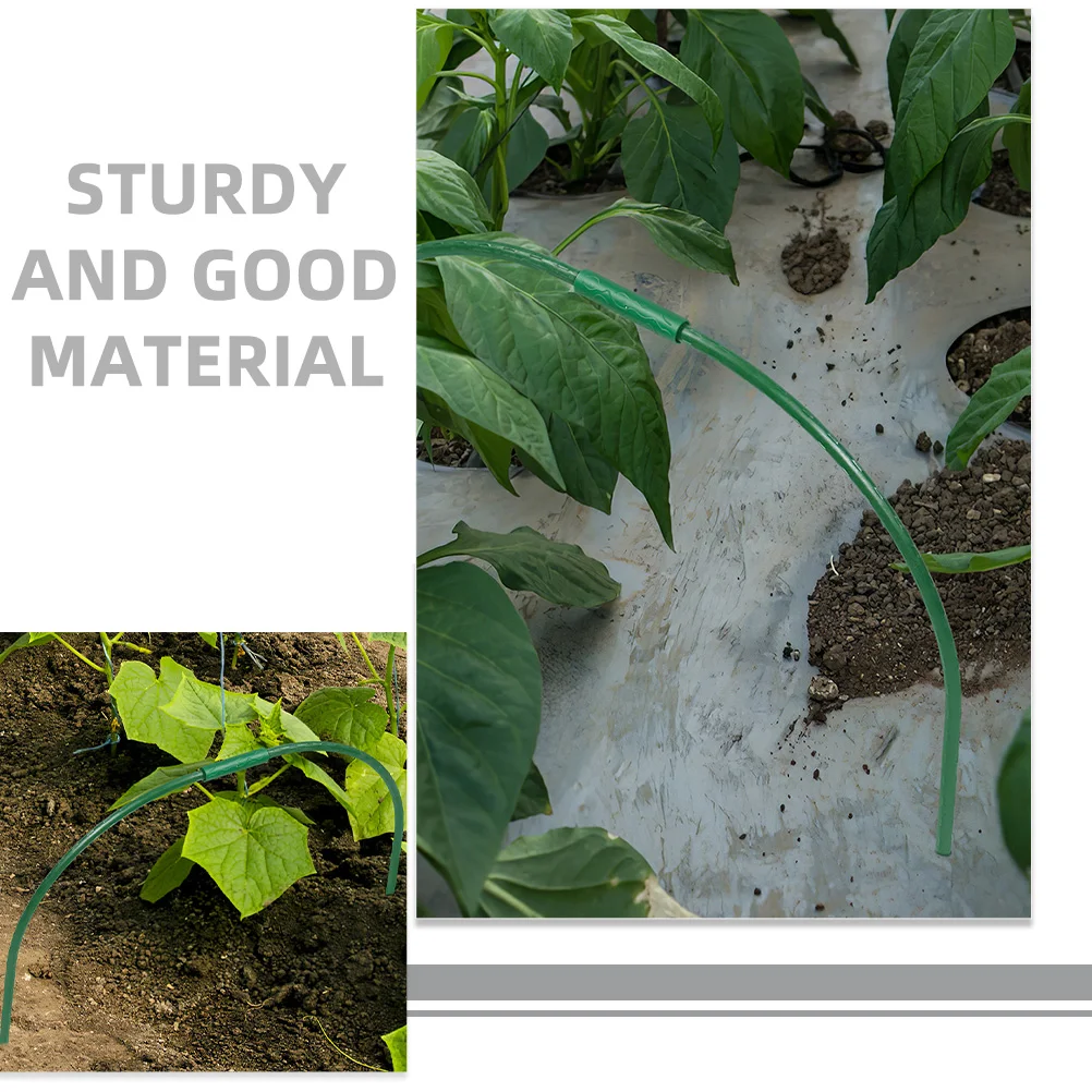 

2 шт., защитный чехол для растений, 40x42 см, прочные обручи для теплицы, туннельная стойка, садовый балкон, защита от птиц, насекомых, обручи для посадки
