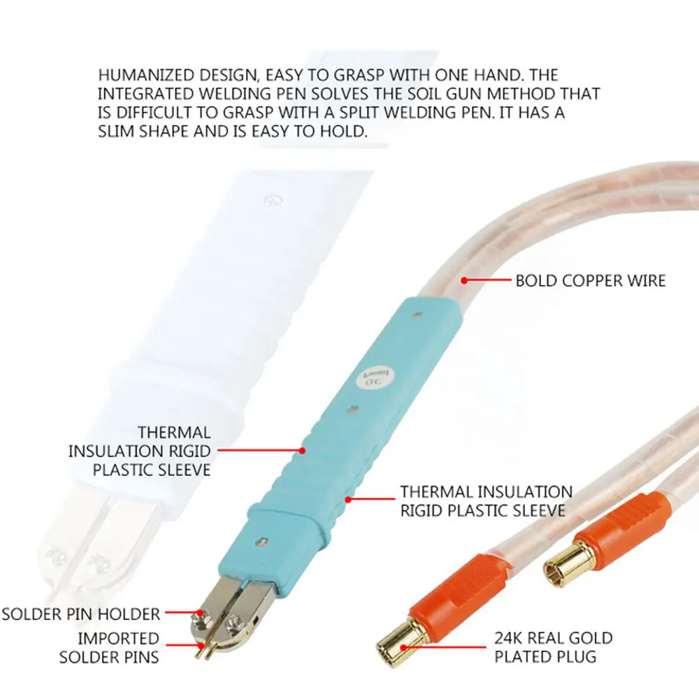 Single Hand-Held Spot Welding Pen Components Hardware Battery Spot Welding Machine Welding Lithium Battery Nickel HB-71A