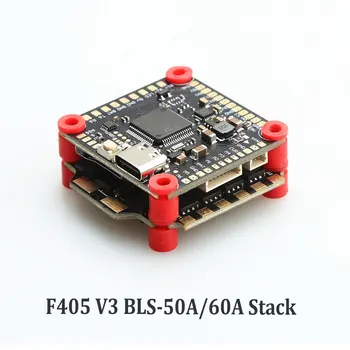 F405 V3 F405 Flight Controller FC Support BetaFlight/INAV BLS-50A/60A 4in1 ESC Stack for RC FPV Drone Airplane Quadcopter