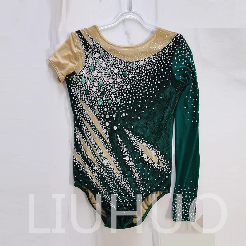 LIUHUO Rhythmic Gymnastics Leotard Competitive Cheerleading Performance For Children