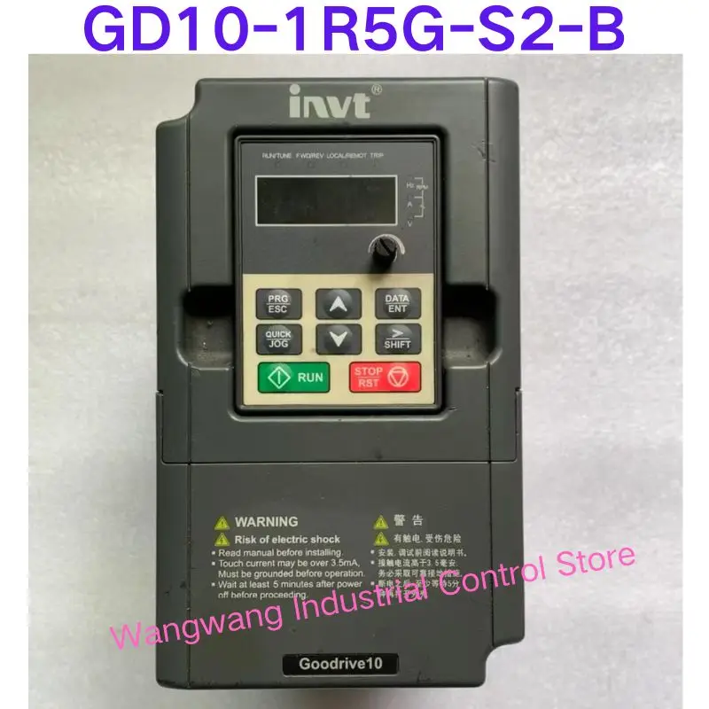 Second-hand test OK , Variable frequency drive GD10-1R5G-S2-B 220V, 1.5kw