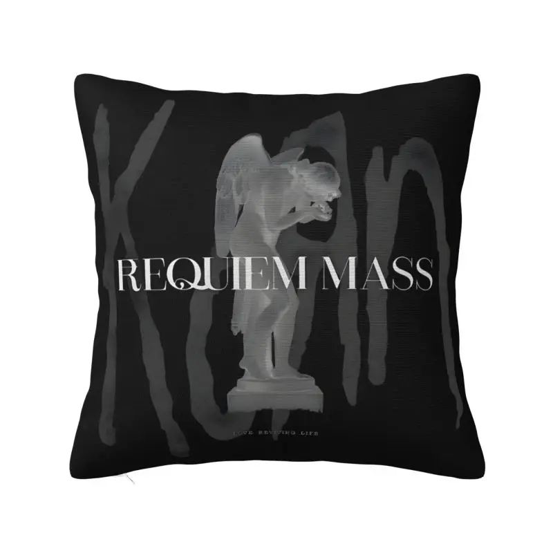 Custom Modern Korns Heavy Metal Music Hard Rock Roll Cushion Cover Soft Band Pillow Case