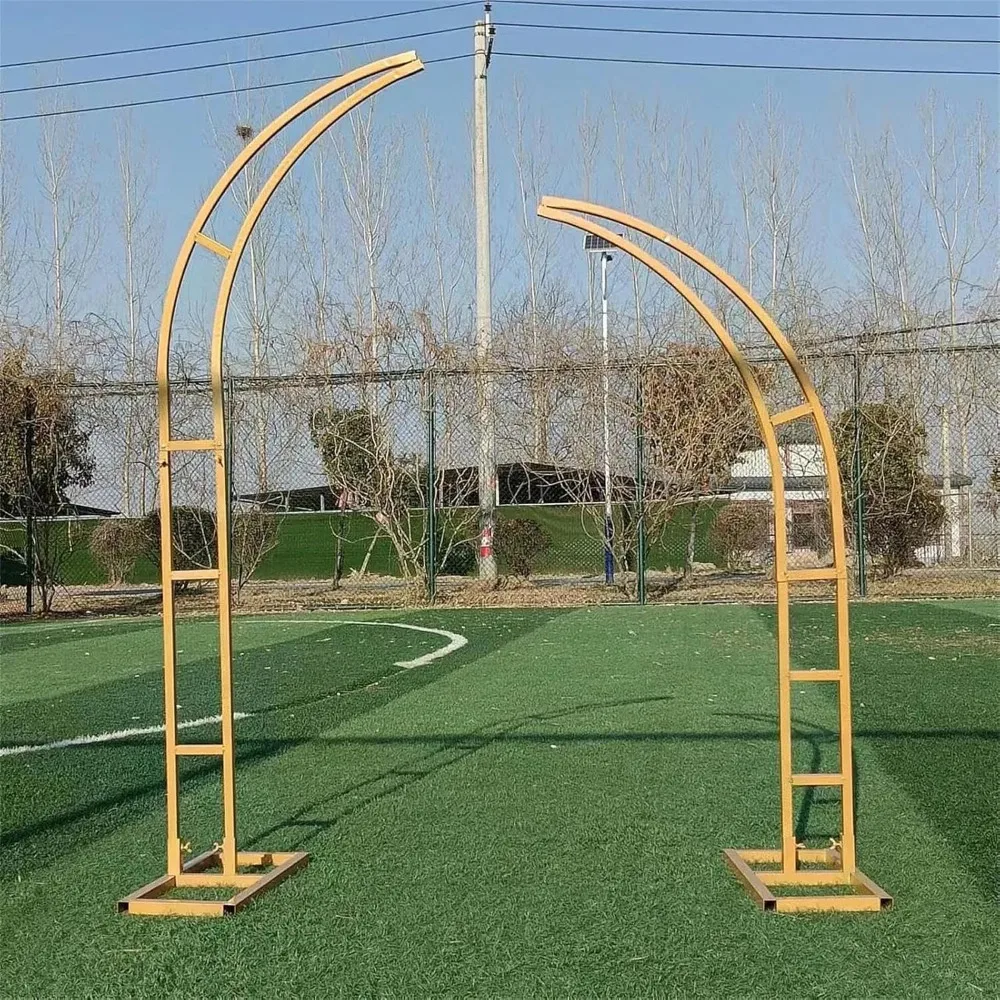 

Arches for Backdrop Stand Set of 2, Curved Wedding Arches for Ceremony Backdrop Stand, Metal Wedding Arch Backdrop Stand for We