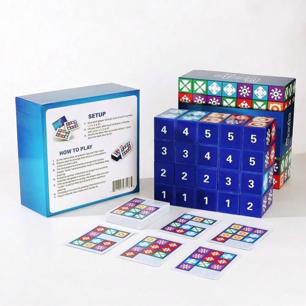 เกมปริศนา ของเล่น ปริศนาบนโต๊ะ ความท้าทาย สนุก ออกกำลังกายสมอง ความบันเทิงที่บ้าน ของขวัญงานปาร์ตี้วันหยุด กลายเป็นปรมาจารย์ปริศนา