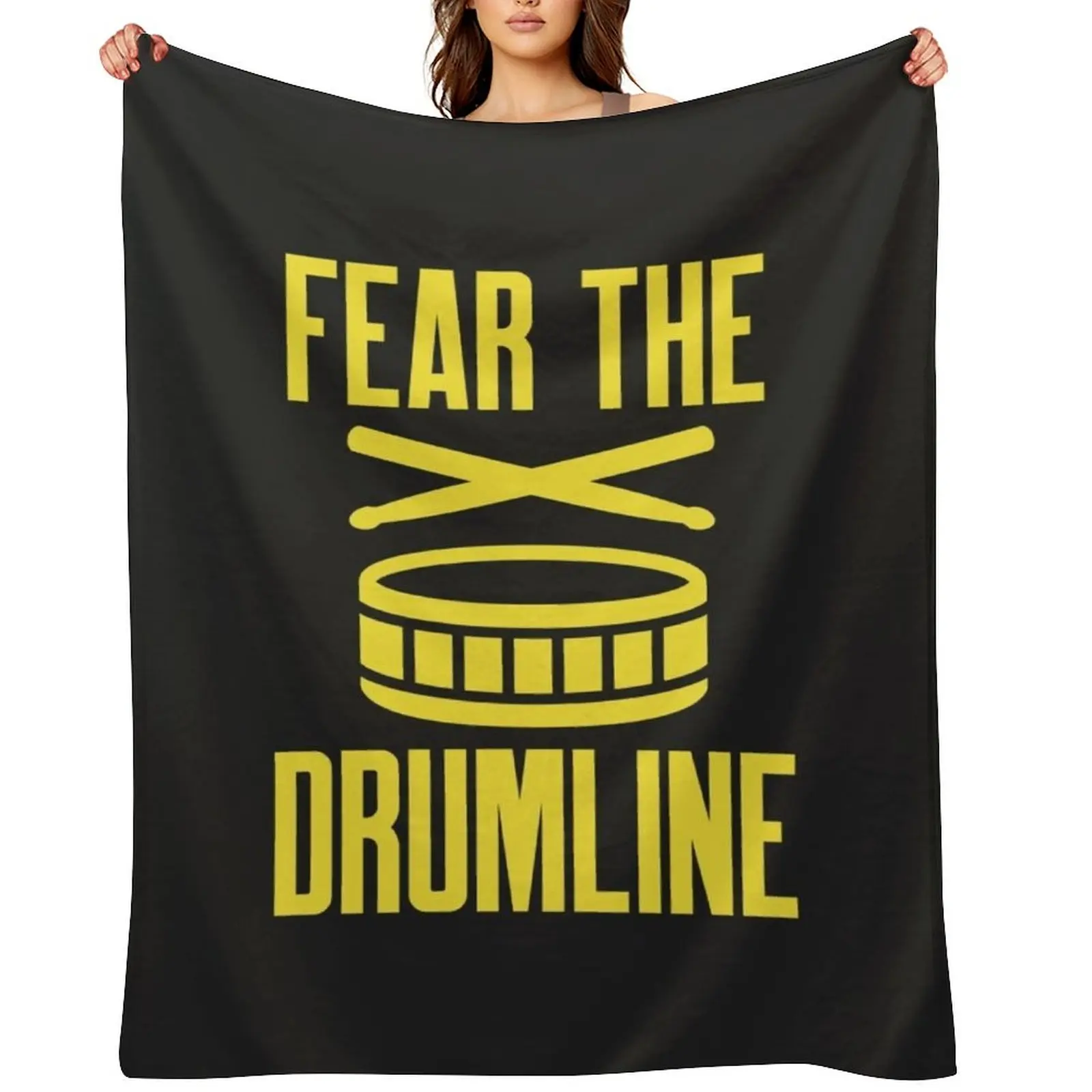 

Fear The Drumline Band Gift Throw Blanket Tourist blankets and throws Luxury Brand Polar Blankets