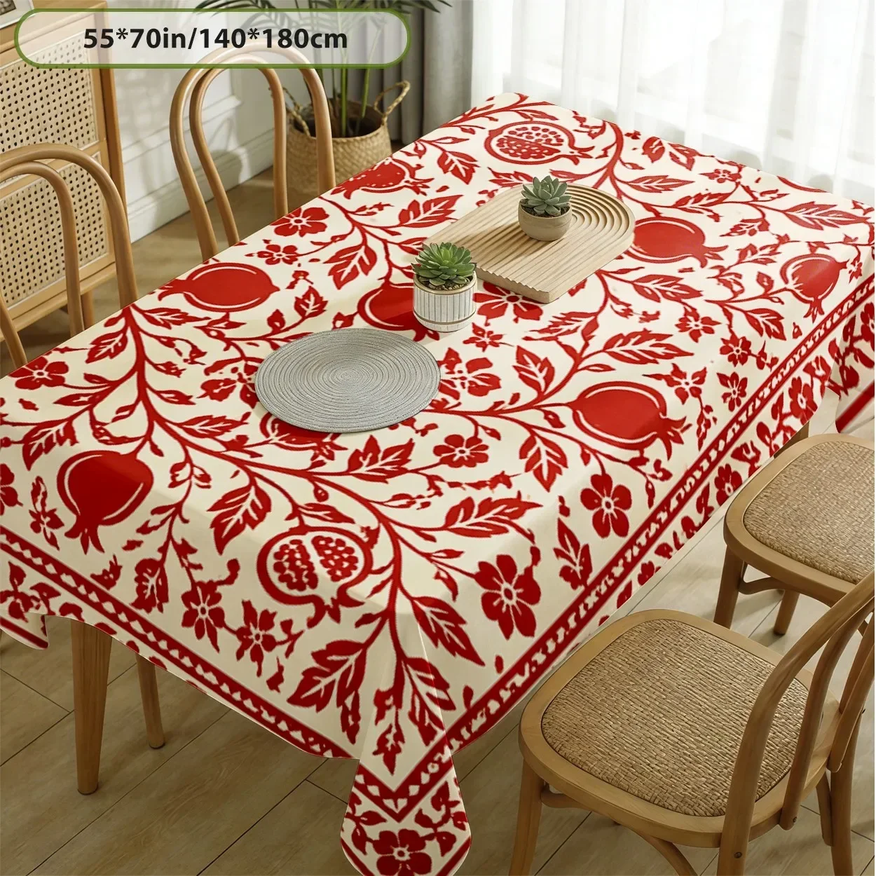 2D Flat Tablecloth, suitable for decoration on Valentine's Day, Saint Patrick's Day, Carnival, and Easterxzj