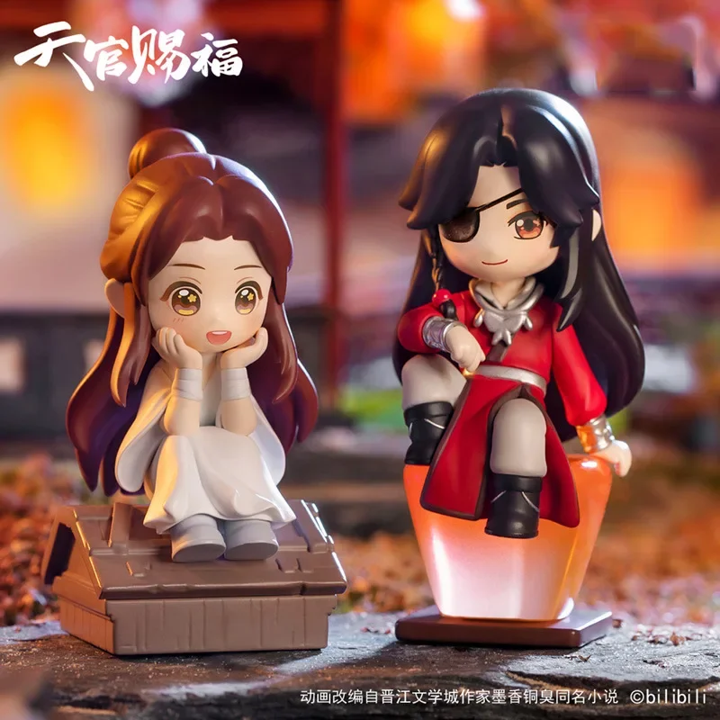 Tian Guan Ci Fu Figures Anime Blind Box Meet You Series Xielian Huacheng Model Dolls Action Figure Mysterious Box Children Gifts